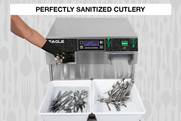 Perfectly sanitized cutlery
